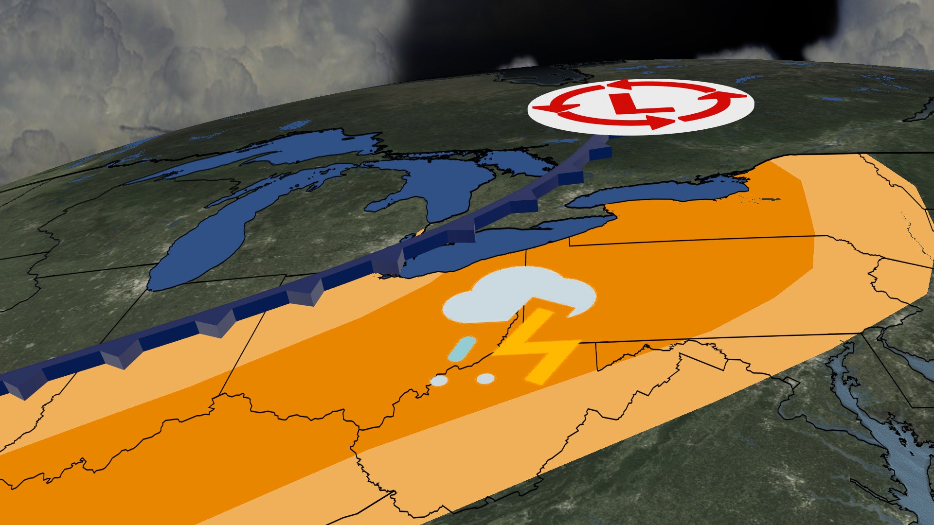 Severe Weather Threat Today In The Eastern Great Lakes