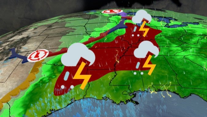 Severe Storms Possible For Holiday Weekend