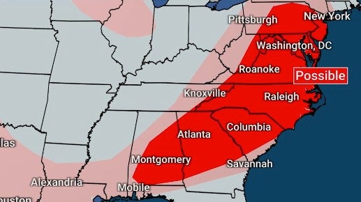 Severe Weather Threat Monday From Northeast To Southeast