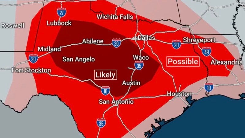Severe and Flooding Threat For Texas Tuesday