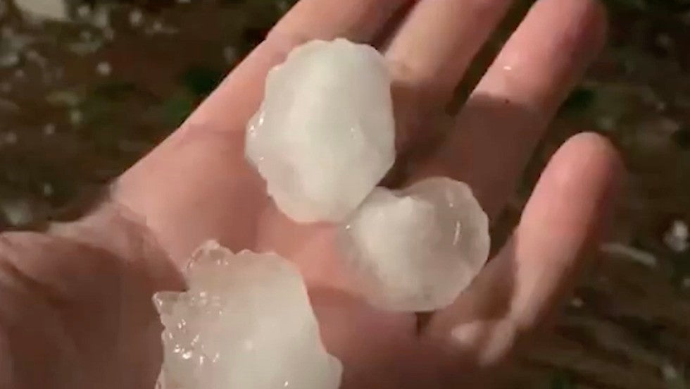 Baseball-Sized Hail Pummels Denver Area