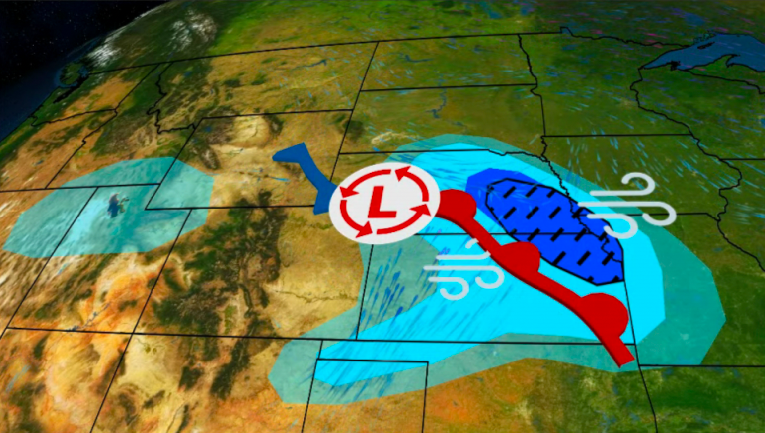 Damaging Wind, Hail Threat Today For Central Plains