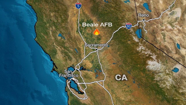 California Wildfire Prompts Evacuations on Beale Air Force Base and in ...