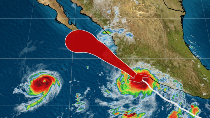 Hurricane Beatriz Bringing Heavy Rain To Mexico Videos from The