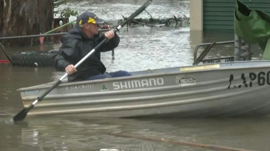 Watch Trio of Whales Do Rare Triple Breach Videos from The Weather