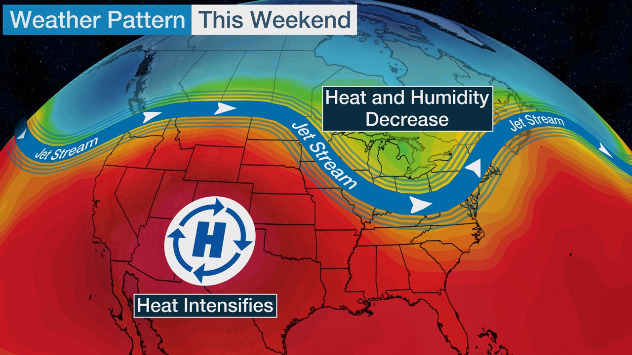 Pattern Change to Bring Temporary Heat Relief to the Great Lakes as Hot ...