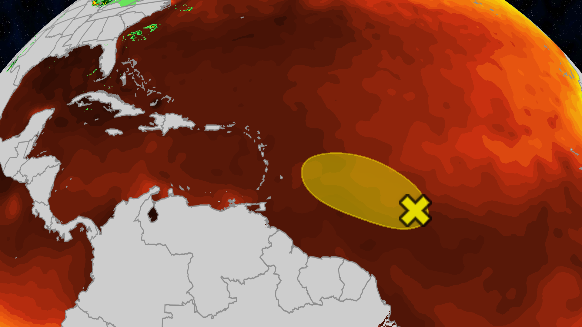 Chances Of Tropical Development Near The Lesser Antilles This Week Remain Slim