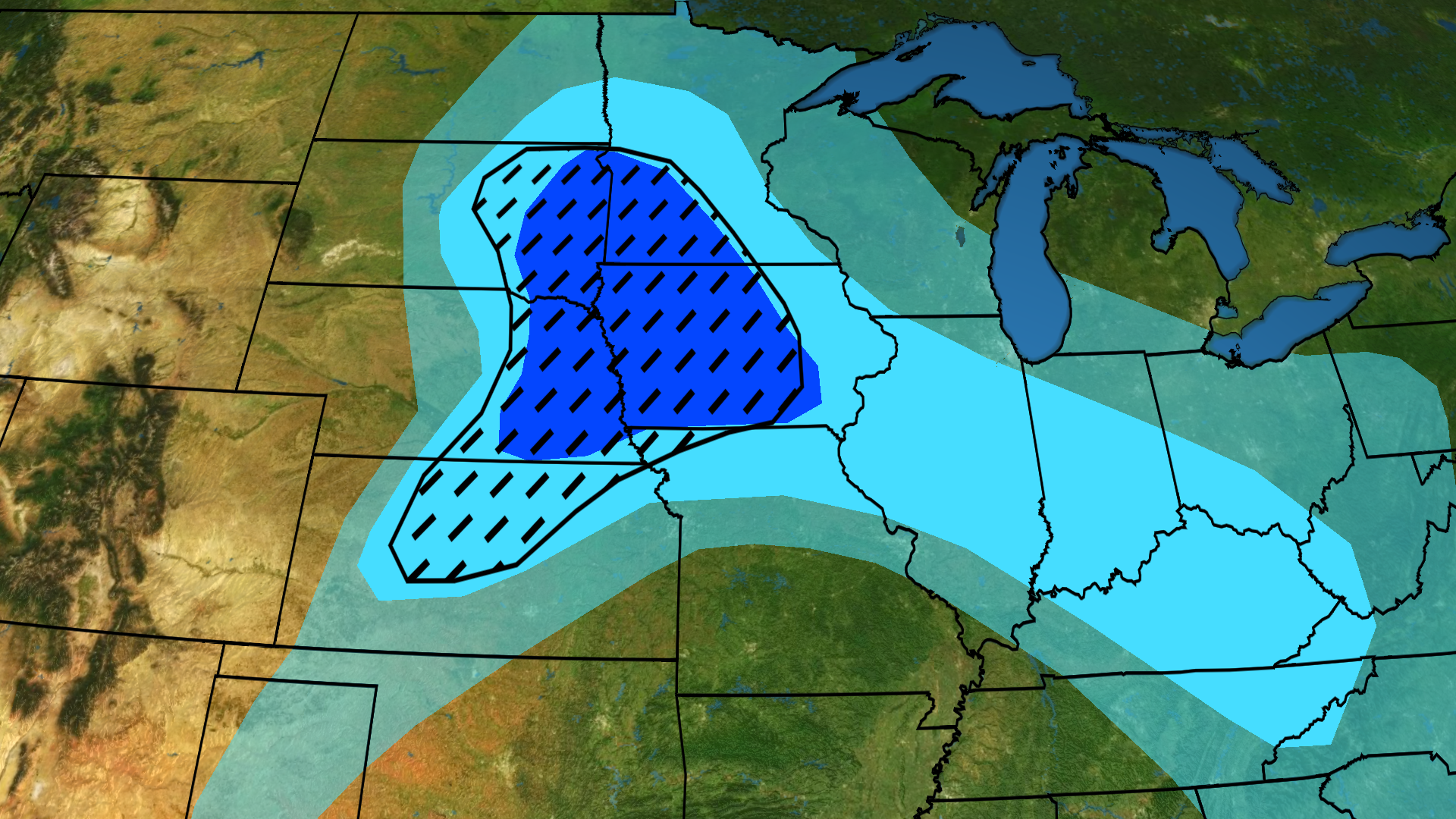 Tornadoes, Damaging Winds Likely In Midwest Into Thursday 