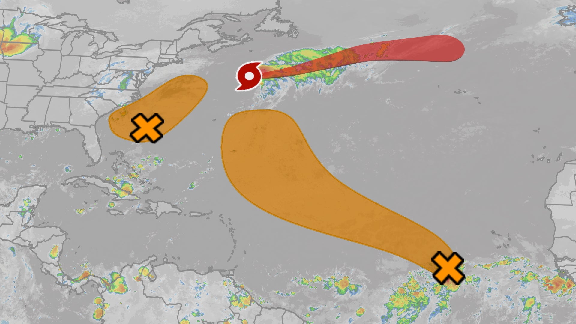 NHC Tracking Tropical Storm Dexter, 2 Areas To Watch
