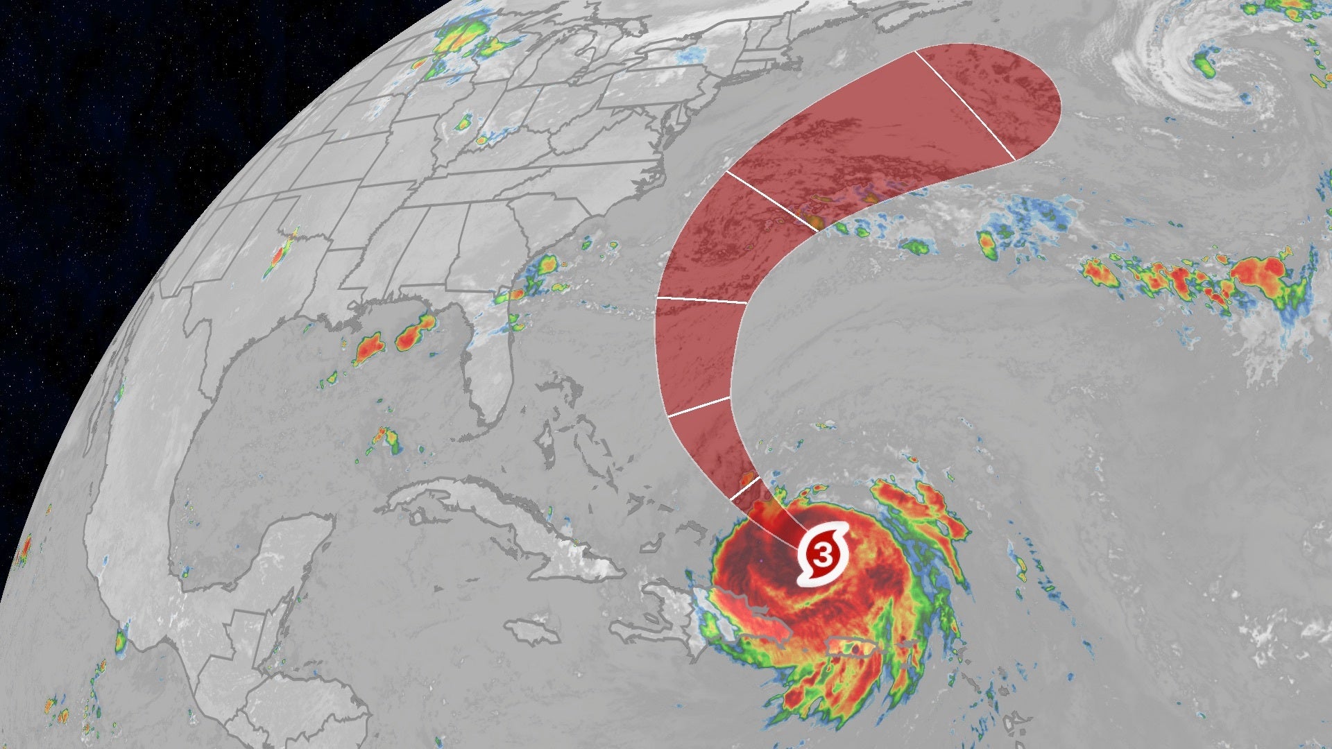 Major Hurricane Erin Growing In Size, Impacting Caribbean