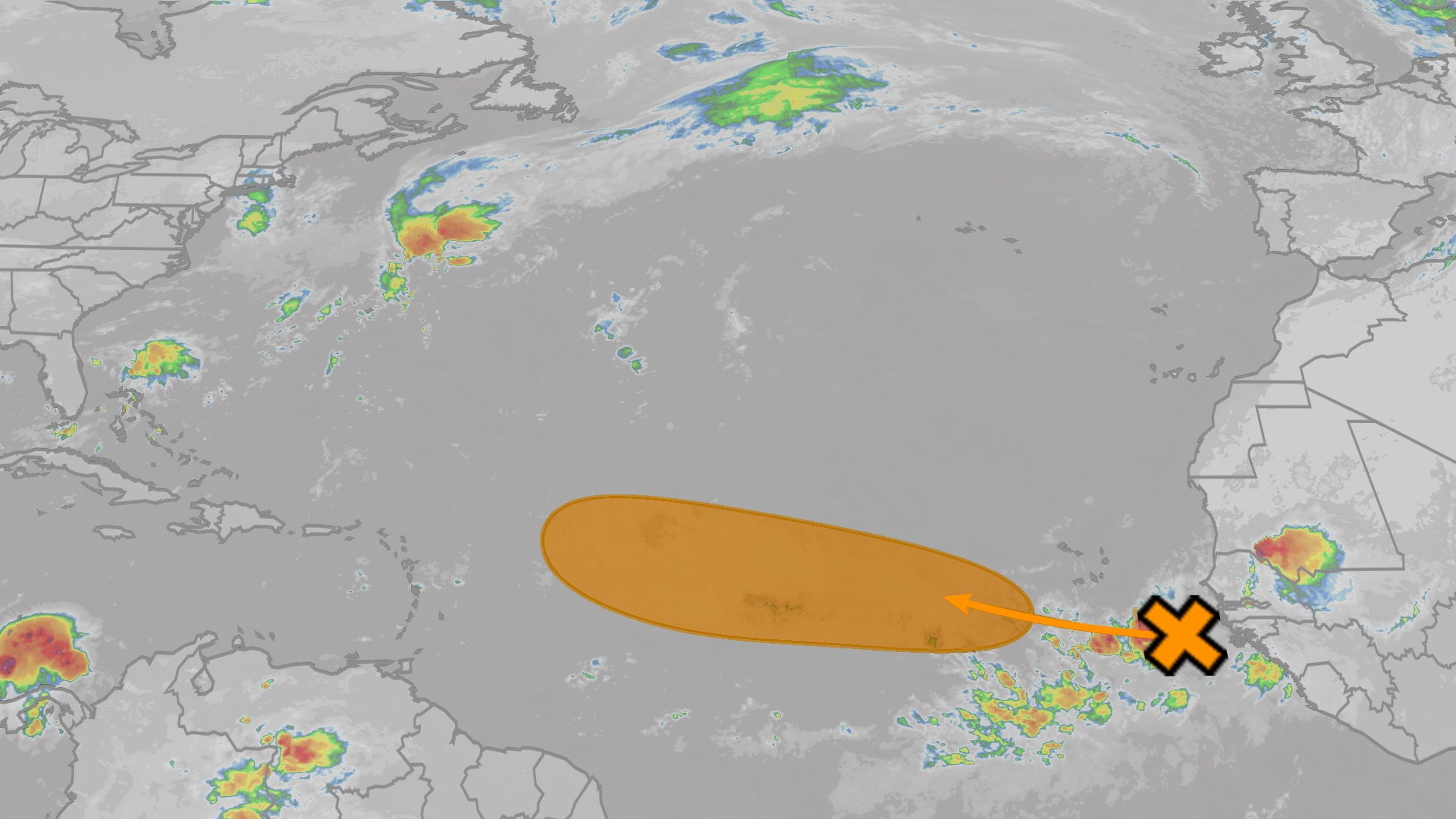 National Hurricane Center Tracking Tropical Wave Near Africa