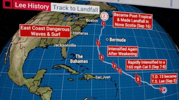 A Look At Lee's Long Journey - Videos from The Weather Channel
