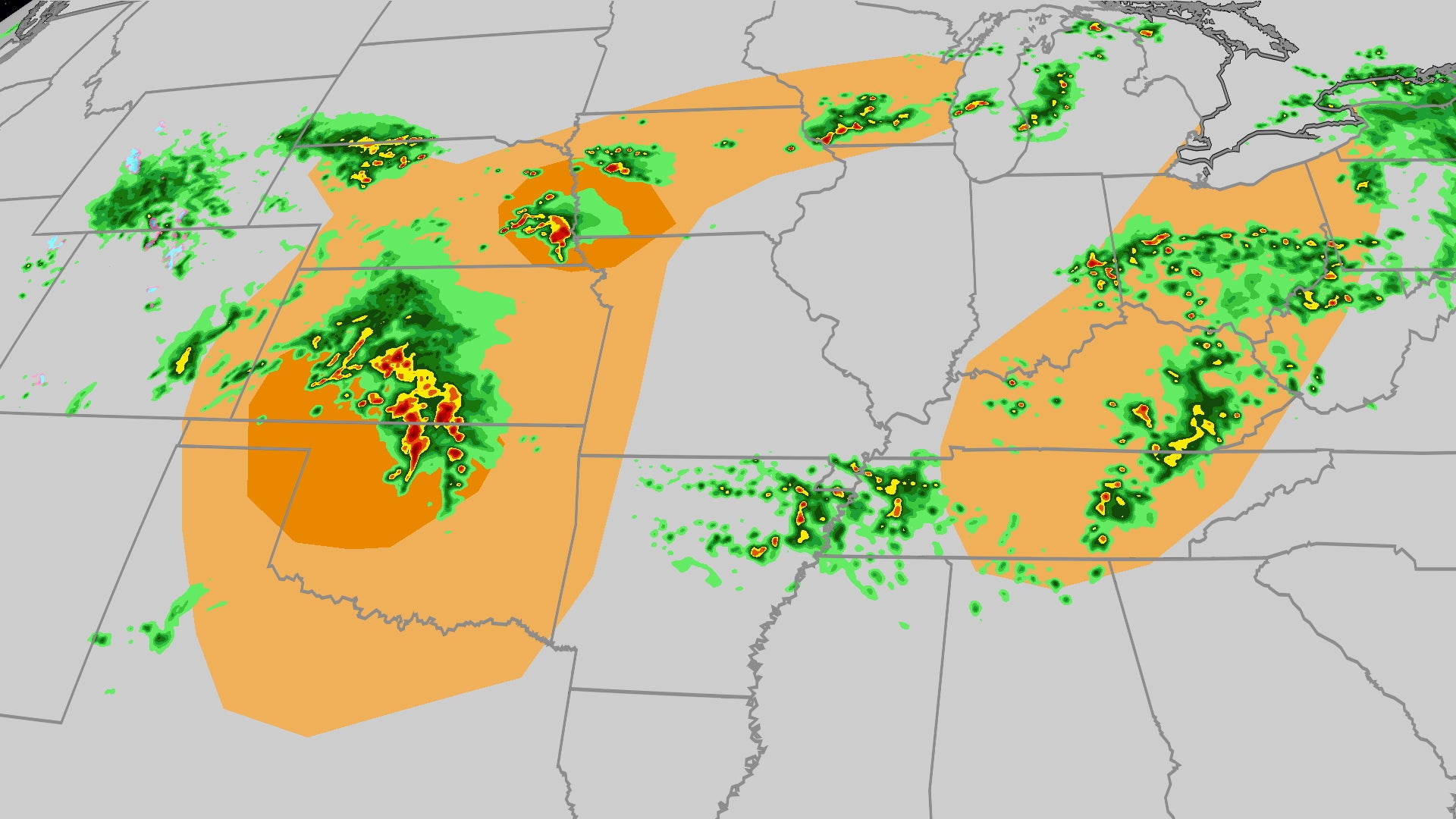 Severe, Flood Threat Impacts Central US Monday, Tuesday
