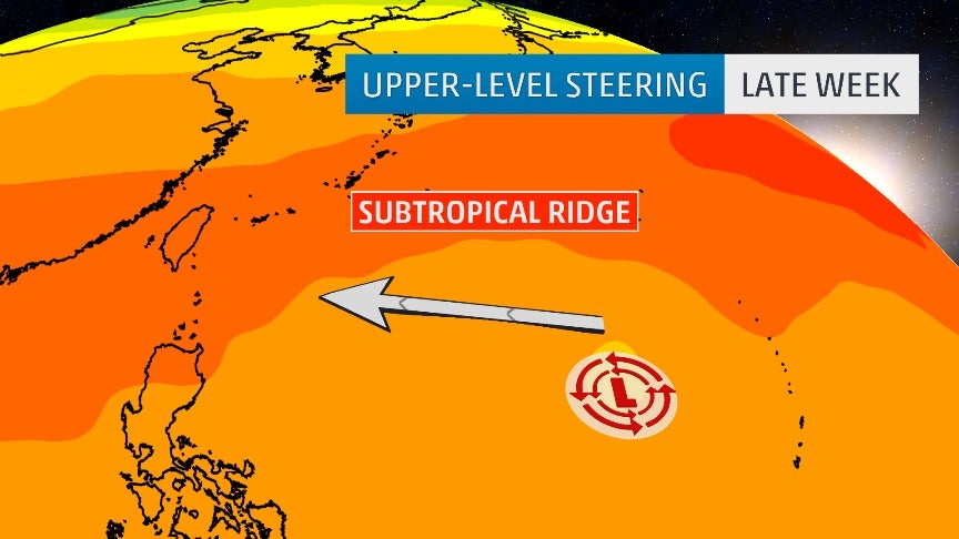 Another Typhoon Could Threaten Taiwan and the Philippines By Early Next Week