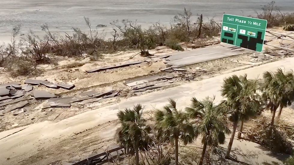 Sanibel Island Cut Off After Causeway Collapses Videos from The
