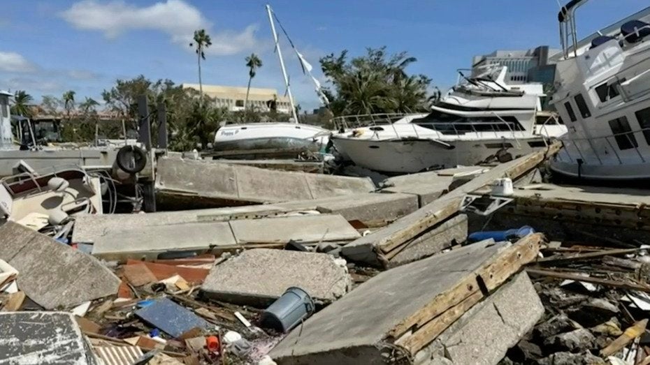 Fort Myers Marina Destroyed By Hurricane Ian Videos from The Weather