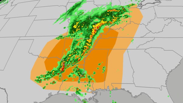 Severe Storm Threat From Texas To Michigan Saturday
