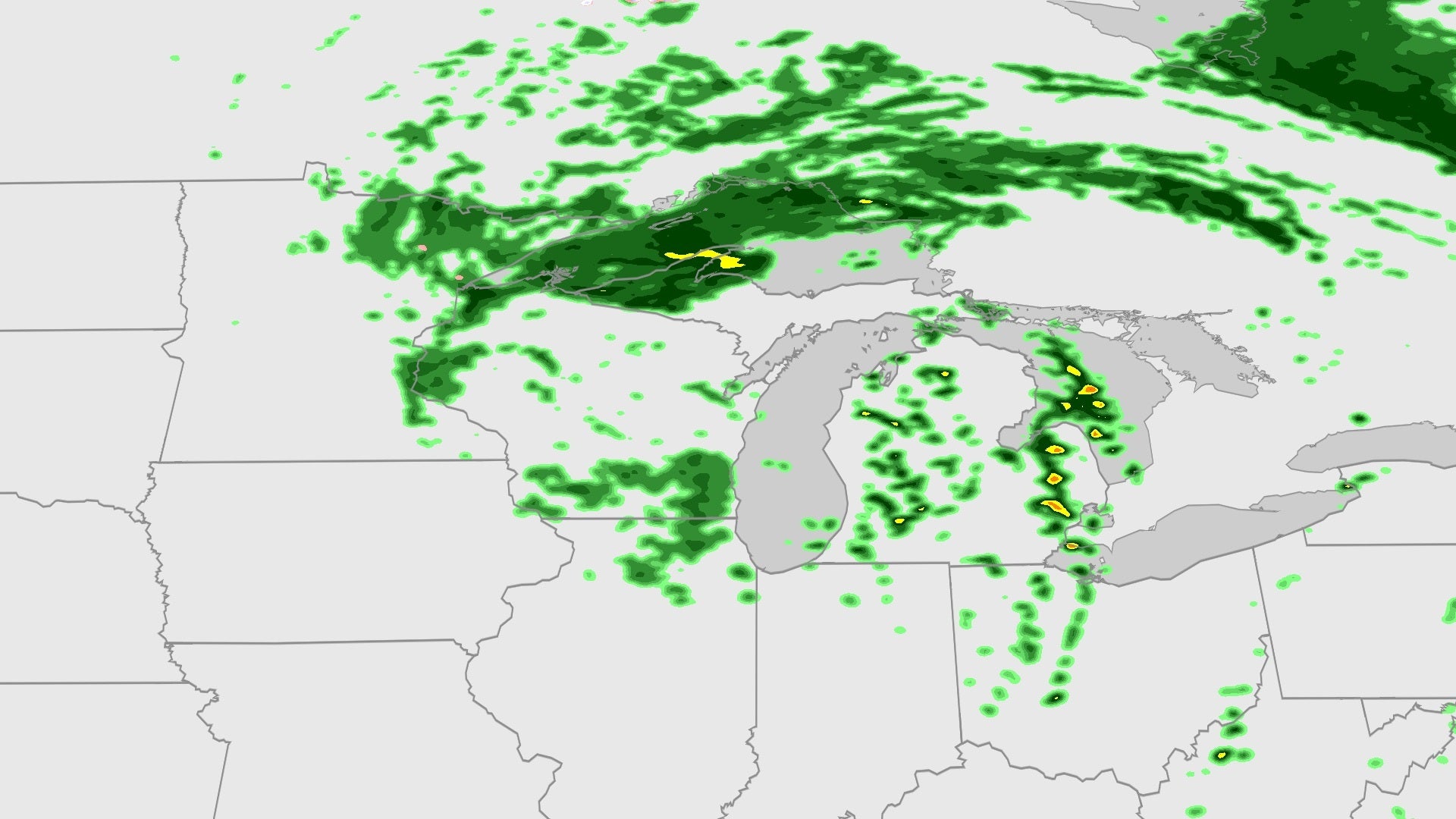 Gusty Winds, Chilly Rain Impact Great Lakes Through Thursday