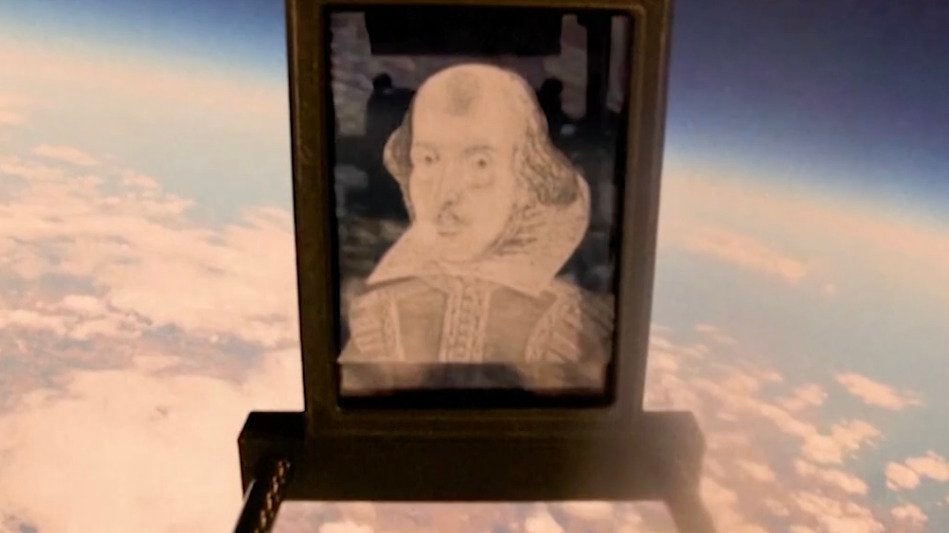 Shakespeare Portrait Sent To Space To Honor 400th Anniversary