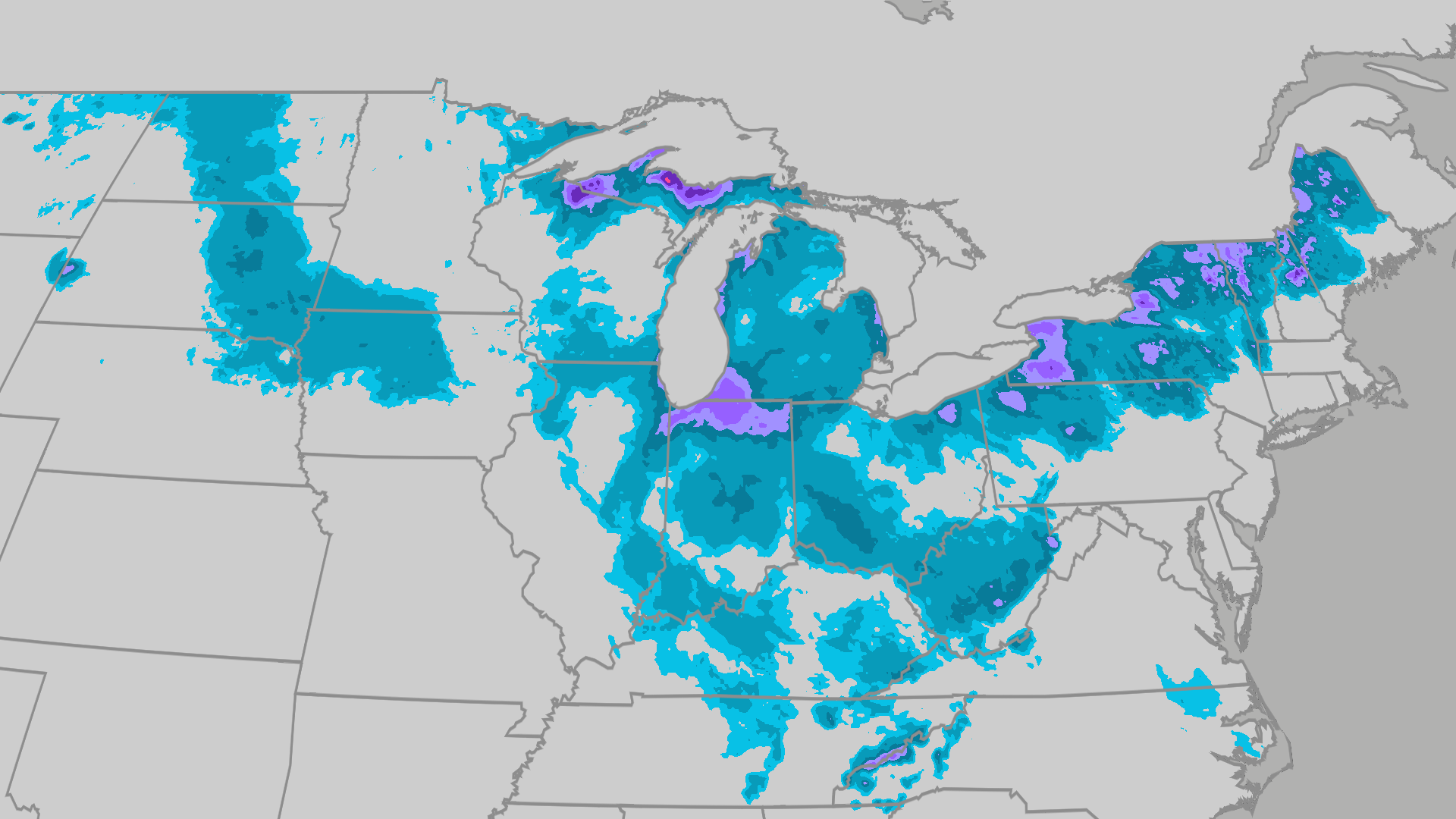 Chicago, Northern Indiana Pounded By Thunder Lake-Effect Snow; Flurries As Far South As Atlanta (Recap)