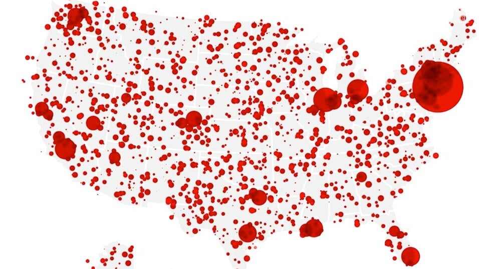 Before Planning Holiday Gatherings, Check Out This Map