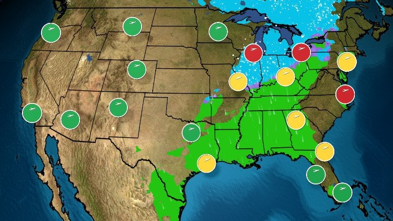 Forecast For The Return Home This Weekend