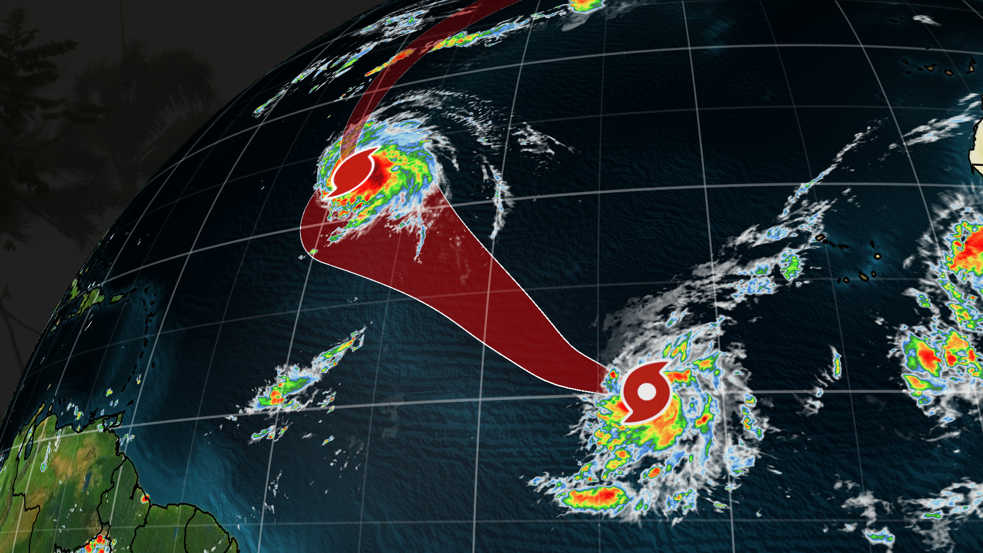 Category 4 Hurricane Kirk and TS Leslie Are Making Big Waves