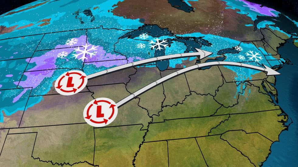 Two Rounds Of Snow Coming