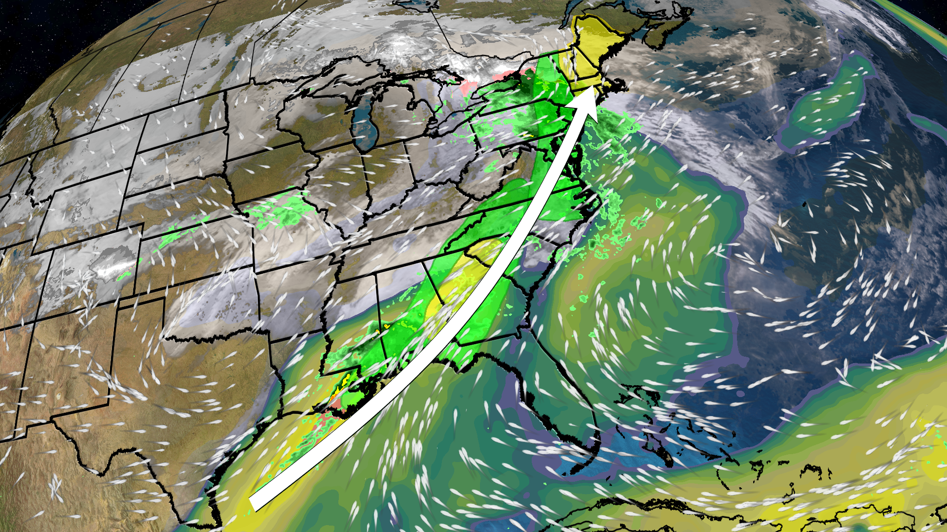 Wet Weather Pattern For The East Means More Rain & Snow