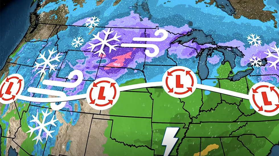 Large, Powerful Winter Storm Slamming The US