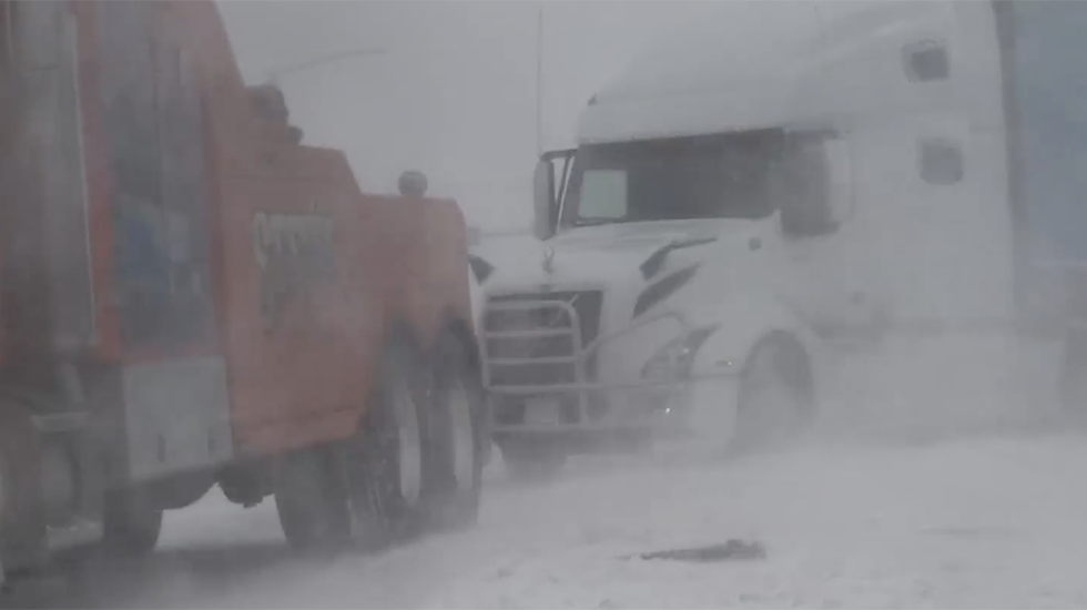 Winter Storm Dumps Heavy Snow Over Many States In Central US