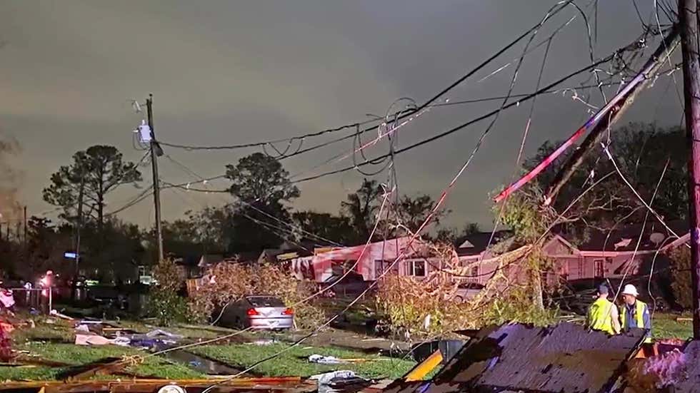 Tornado Takes Aim At New Orleans Metro Area Videos From The Weather Tornado takes aim at new orleans metro area videos from the weather