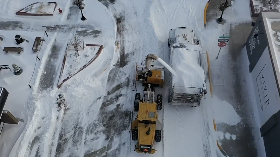 Ogallala, Nebraska, Starts To Dig Out From Under Heavy, Wind-Driven Snow
