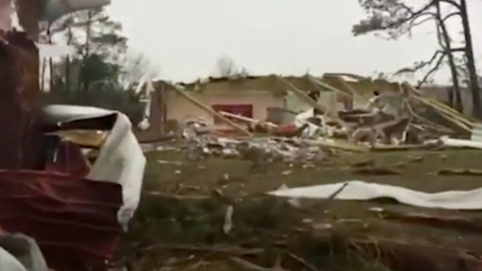 Tornado Tears Through Georgia; Homes Destroyed Tornado Tears Through Georgia; Homes Destroyed