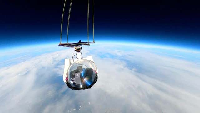 Camera Takes Ride into Stratosphere with Weather Balloon - Videos from
