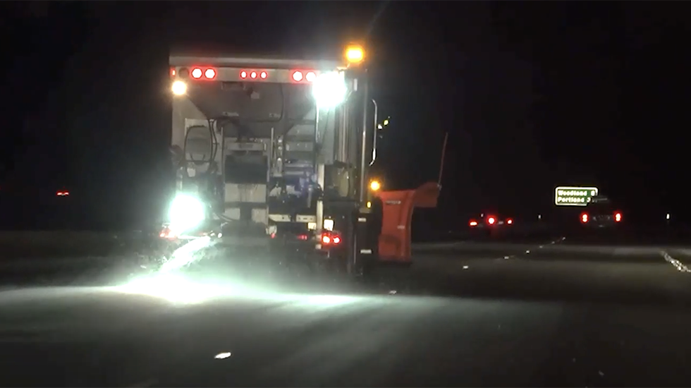 Winter Storm Causes Icy Scene In Oregon, Washington
