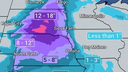 Blizzard Conditions Possible In Northern Plains