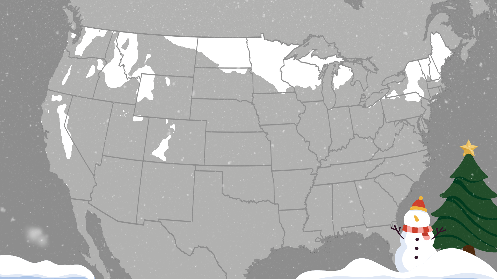 White-Christmas-Watch 2025: Pre-Holiday Thaw Meant Snow Was Exclusive To Midwest, Northeast