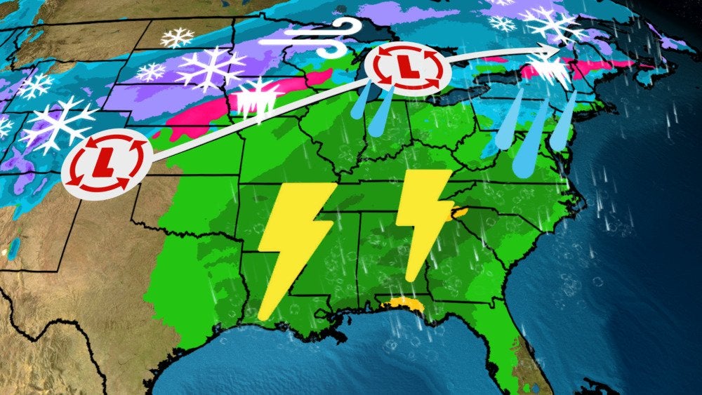 Severe Threat For Parts Of Southeast To End Year - Videos from The Weather Channel - The Weather Channel