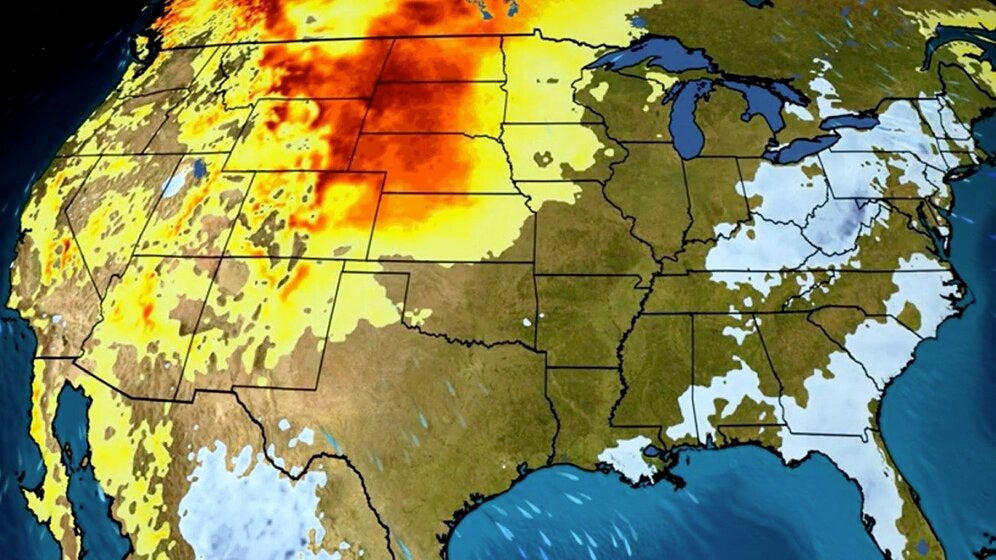 Upside-Down Forecast: Parts of Dakotas Could Be Warmer Than Southeast Early This Week