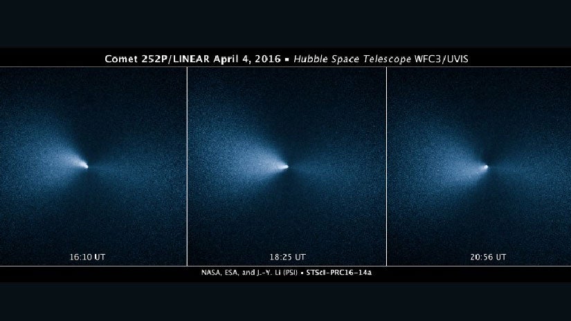Amateur Astronomer Captures Incredible Image of Turquoise Comet 252P ...