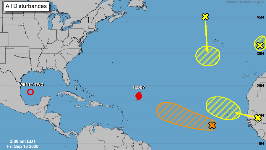September 18 2020 three storms form