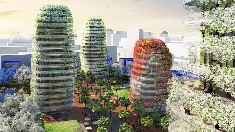 Forget the Concrete Jungle! We Want to Live In These Vertical Flower Towers (PHOTOS)