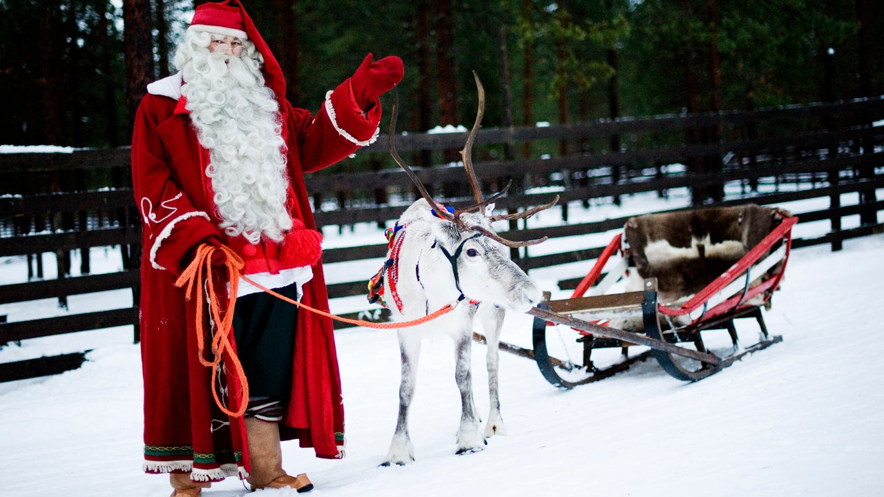 1. Meet Santa in Finland