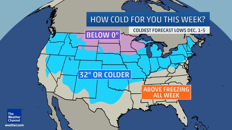 Subzero Temperatures, Dangerous Wind Chills Start December With Arctic Blast