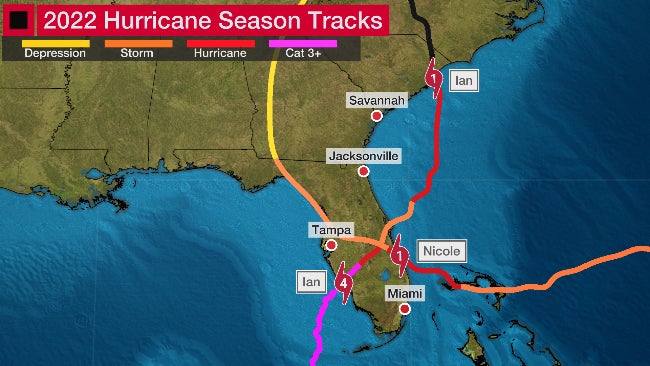 2022 Atlantic hurricane season recap Florida