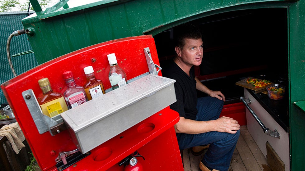 Artist Turns Dumpster Into His Brooklyn Home (PHOTOS)
