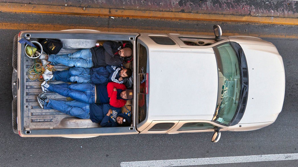 Peeking In On Mexico's "Car Poolers" (PHOTOS)