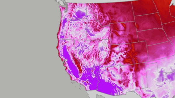 Much Of The West Experiencing Oppressive Heat