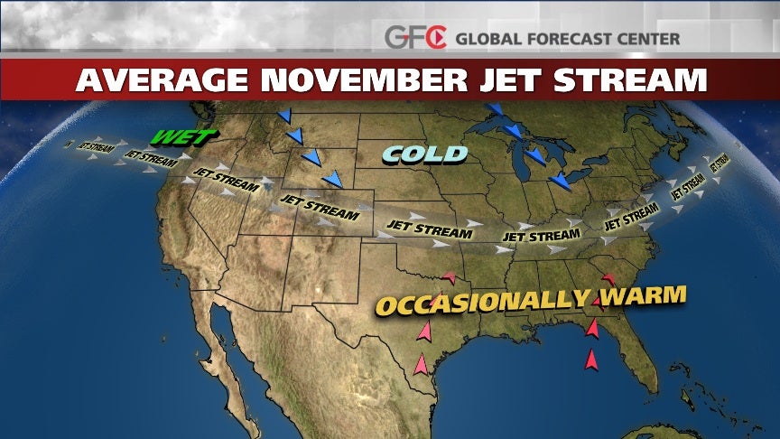 November's Five Big Weather Changes